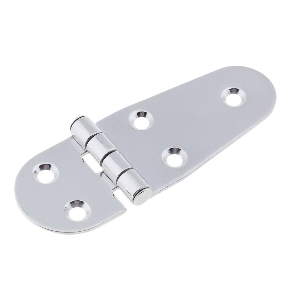 Boat Deck Cabin Hardware Stainless Door Hinge Marine Round Side 4" X 1.5"