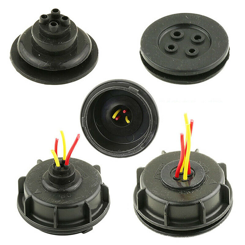 3.54" Rubber Housing Seal Cap Car Dust Cover LED HID Light Kit Headlight Black