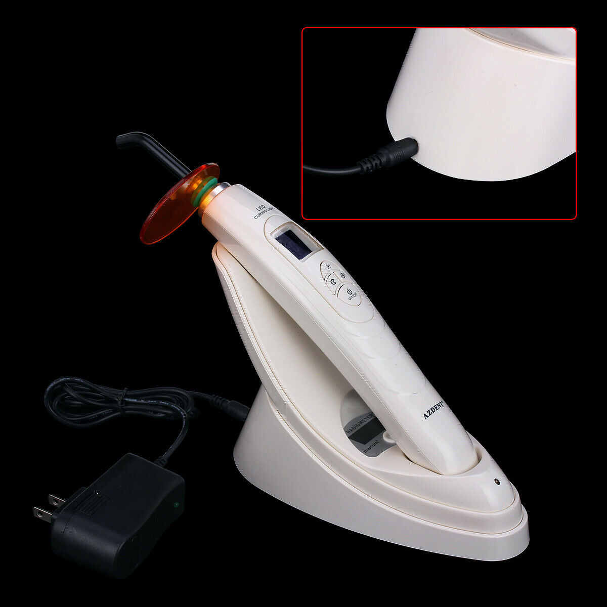 5X Dental Wireless Light Meter Lamp LED Curing Light AZDENT AZ688-2 2000mw/cm²