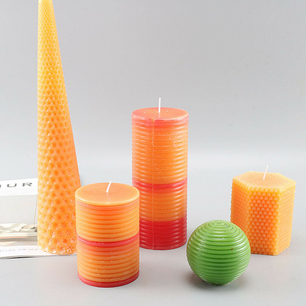 Cylinder Shape Rubber Mold Candle Mould for DIY Handmade Craft Candle Making