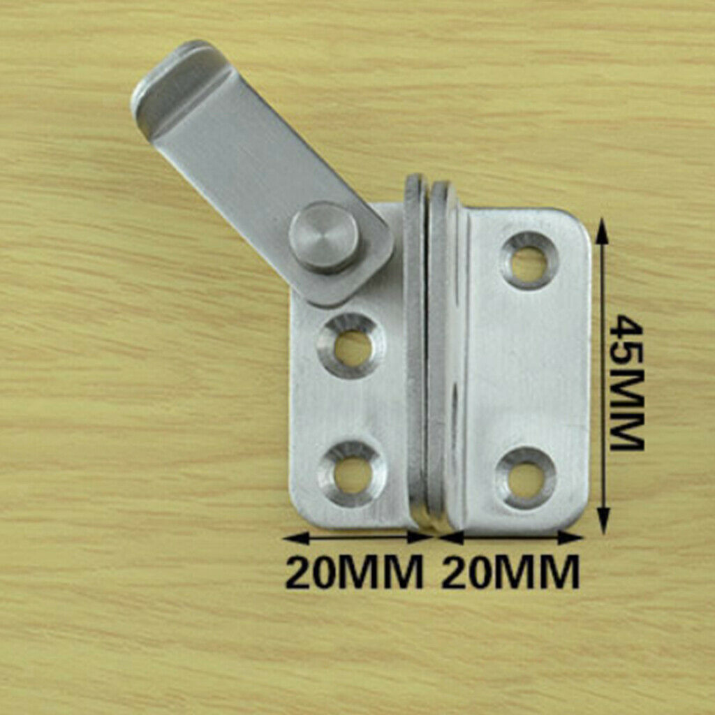 10pcs Stainless Steel Door Buckle Latch Bolt Sliding Cabinet Door Lock Hasp
