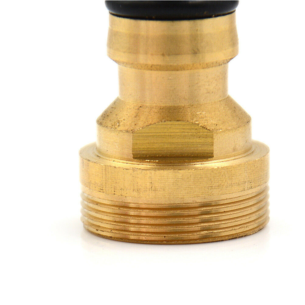 1PC Brass Hose Tap Connector 23mm Threaded Home Water Pipe Adaptor Fitt .l8