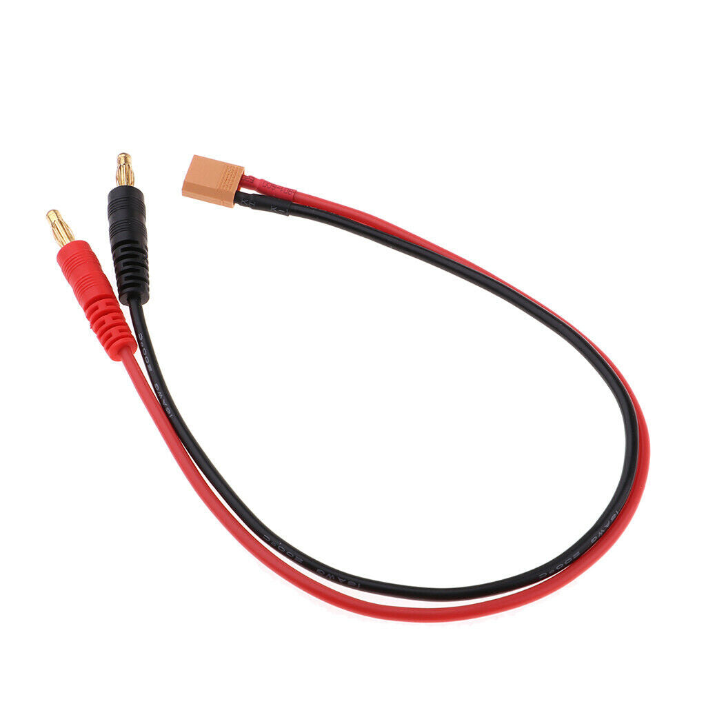 1pc 4mm Bullet/Banana to XT30 Male Charge Cable Lead for RC LiPO Battery