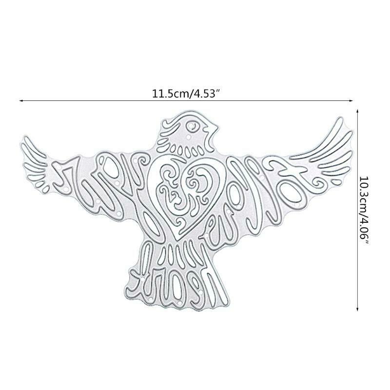 Eagle Metal Cutting Dies Stencil DIY Scrapbooking Album Paper Card Template Mold