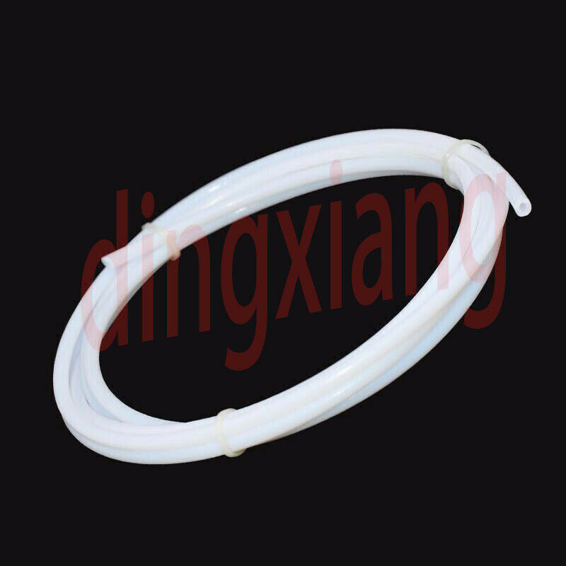 2m PTFE Teflon Tubing for Bowden Tube 2mm ID 4mm OD Extruder w/ 1.75 mm Fittings