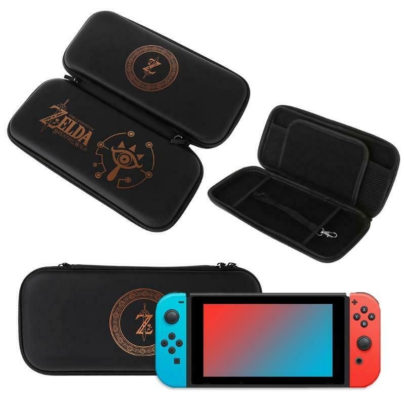 Switch Hard Carry Storage Bag Case Shell Two-sided Zelda Pattern