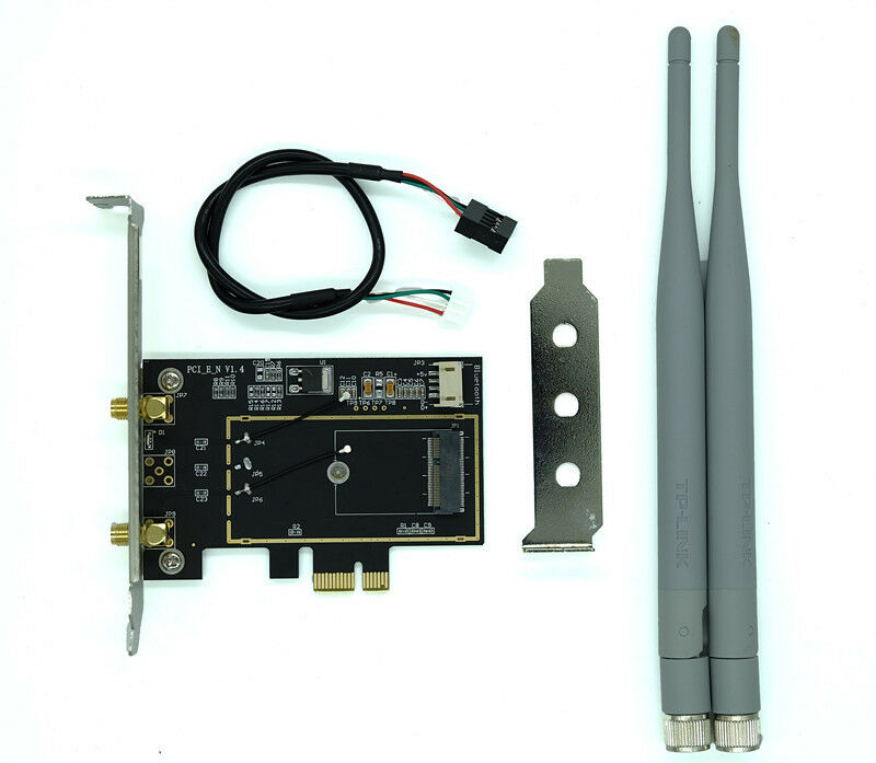 M.2/NGFF Wireless Card to PCI-e 1X Desktop WIFI WLAN CARD Adapter for 8260 9260