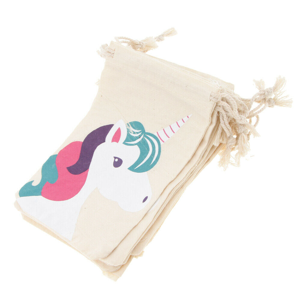 Linen Candy Bag Jewelry Pouch Reusable Gift Bag Wedding Favor 4x6inch D