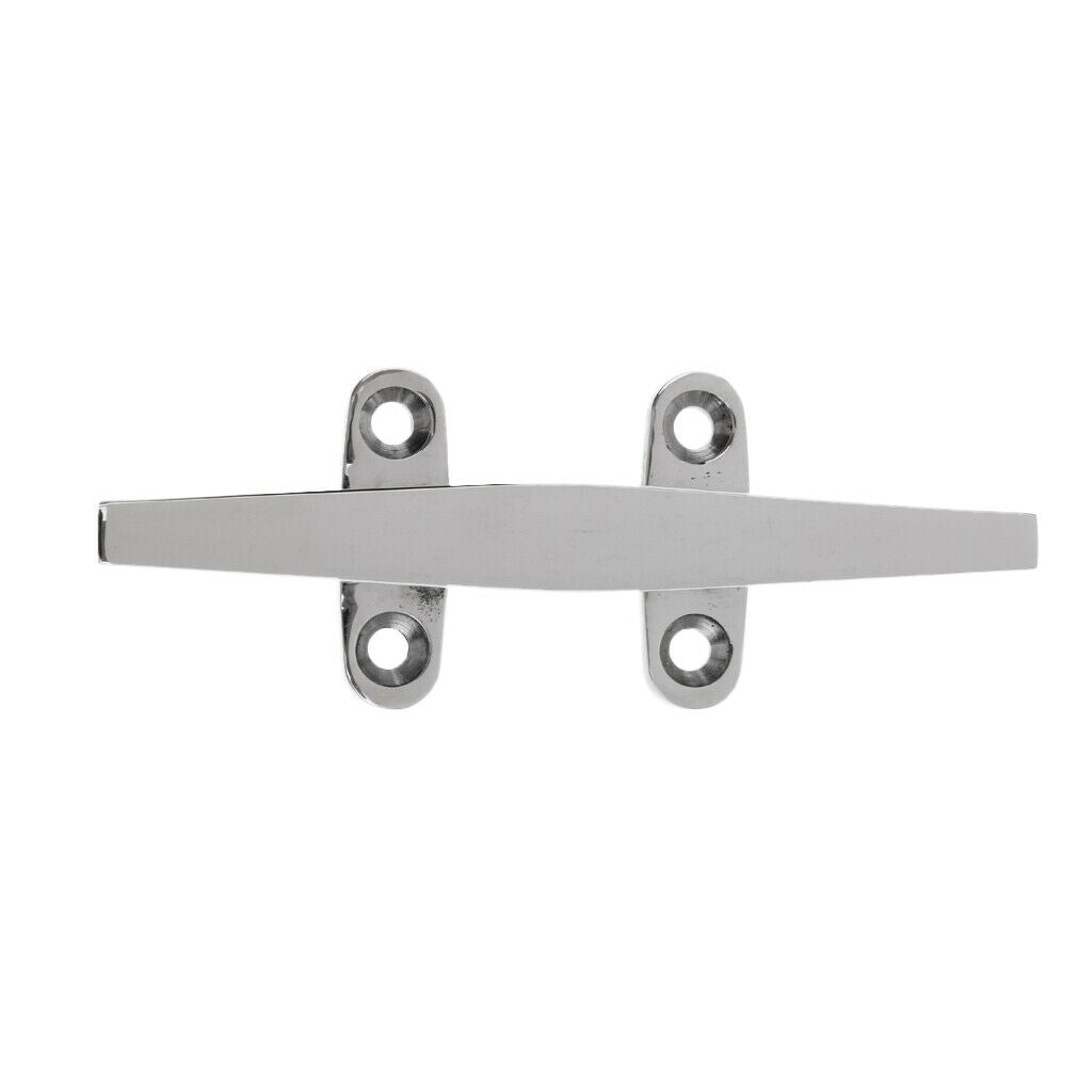 Marine Stainless Steel Mooring Dock Deck Line Rope Cleat 5" Boat Accessory
