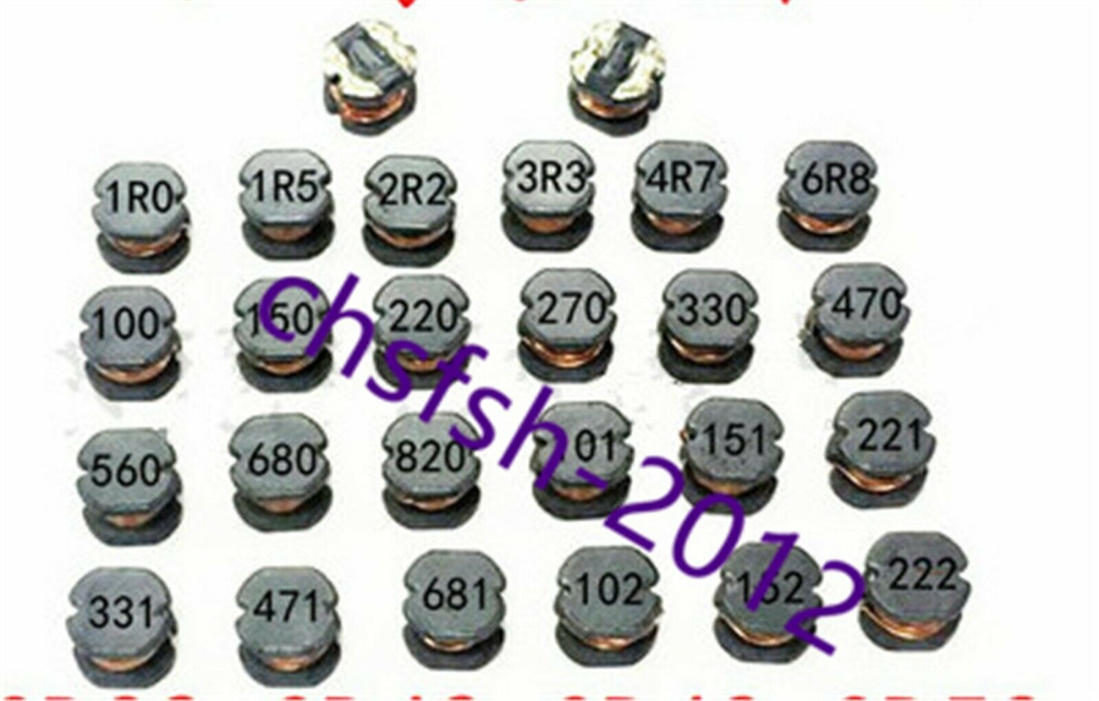 1 pcs NEW CD75 3.3UH (print 3R3) SMD power wire wound inductor
