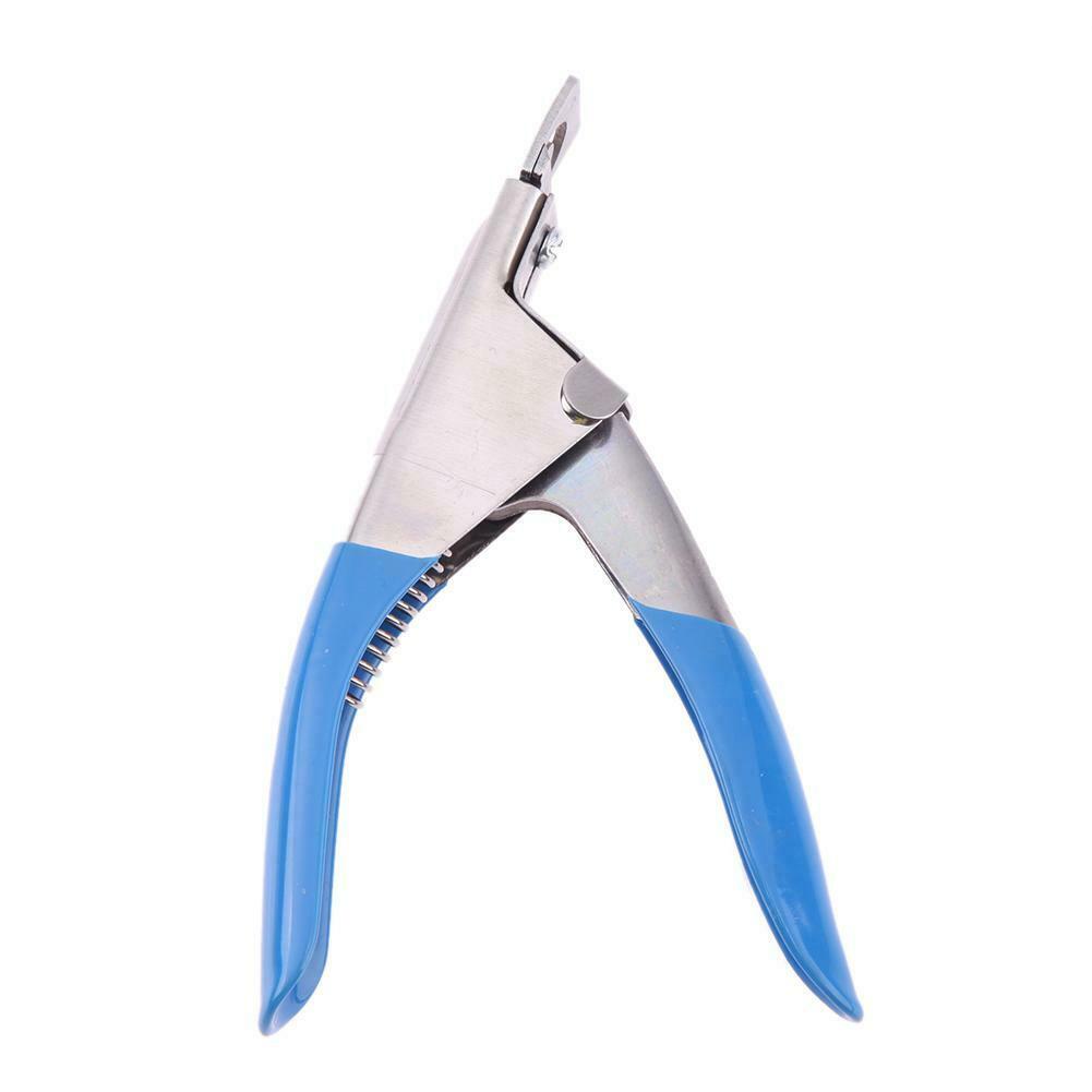 Stainless Steel Nail Clipper Acrylic Gel False Nail Tips Edge Cutter Tools @