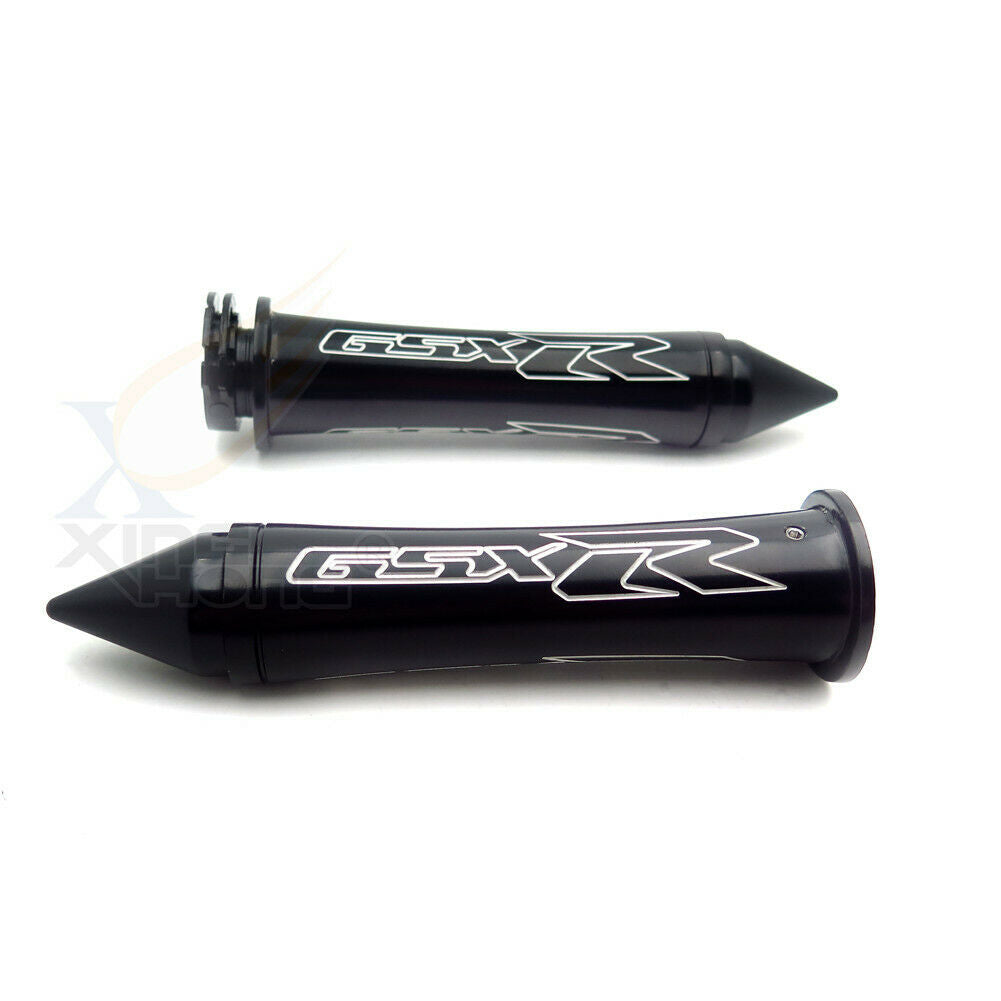 For 03-06 Suzuki GSXR600 GSXR750 GSXR 1000 1300 Black 7/8" Handlebar Grips