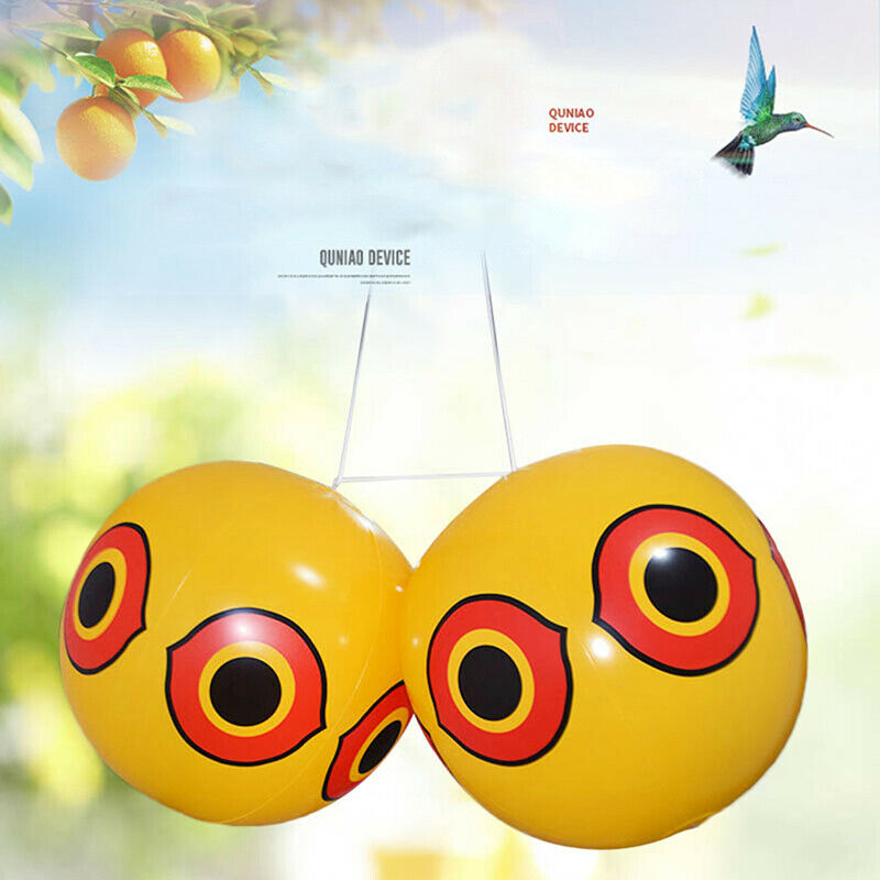 Anti Bird Inflatable Repeller Scare Eye Balloons Visual Deterrent Farm ProteDEAU