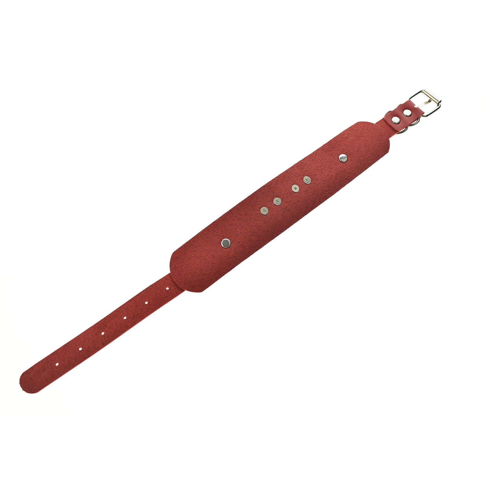 Heart Collar Red Leather Choker Necklace Goth Punk Rock Sexy