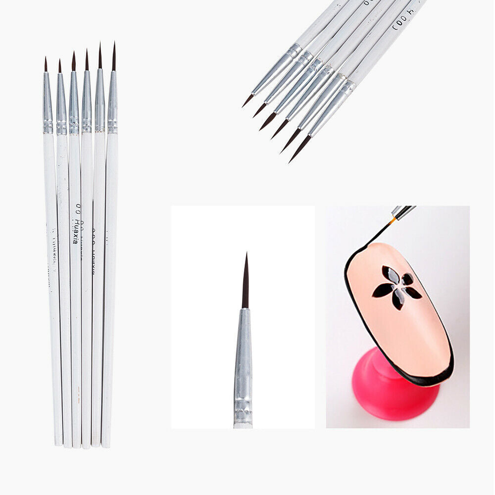 Pack of 6Pcs Detail Paint Brush Art Brushes Kit for Fine Detailing Craft Artist