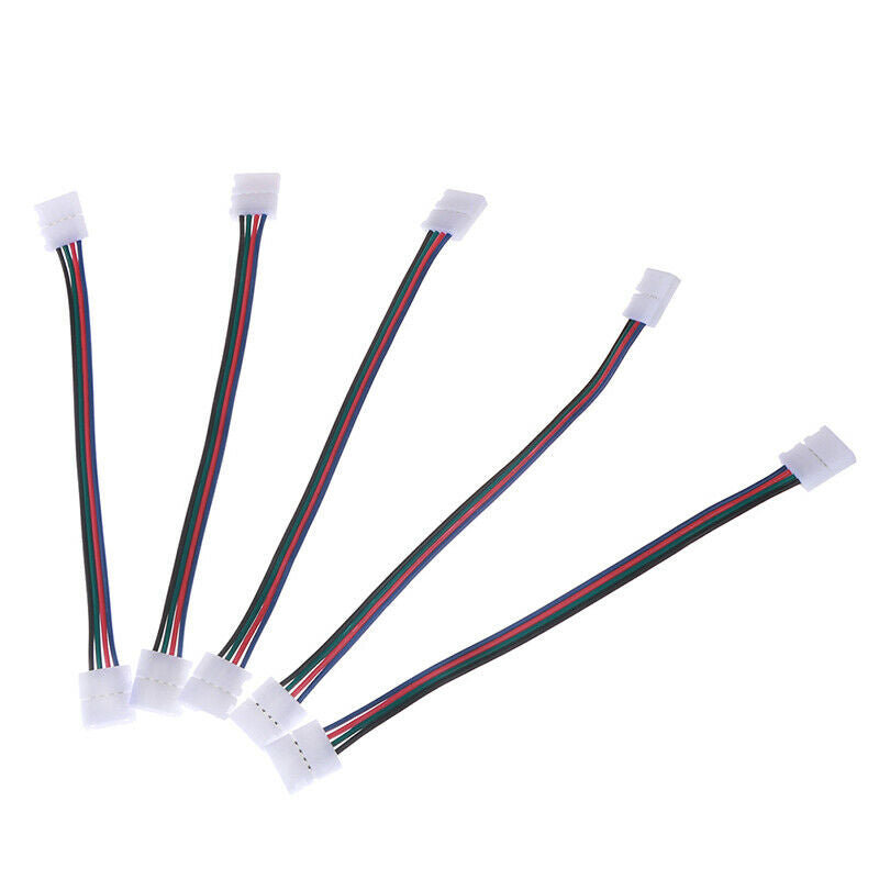 5Pcs 17cm 4 Pin LED RGB Extension Connector Cable Wire Led Strip Connecti.l8