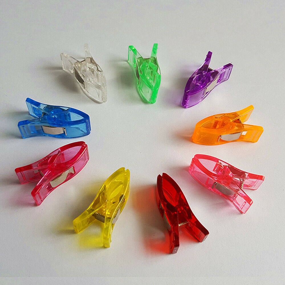 20PCS Plastic Sewing Accessories Clamps Quilter Holding Binding Wonder Clips