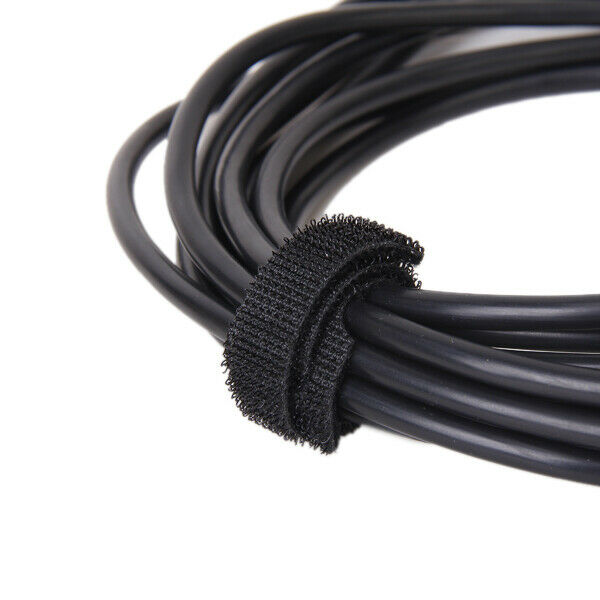 4x 10 pcs 8 inch Hook Loop Fastening Cable Cord Ties Wire Cords Reusable
