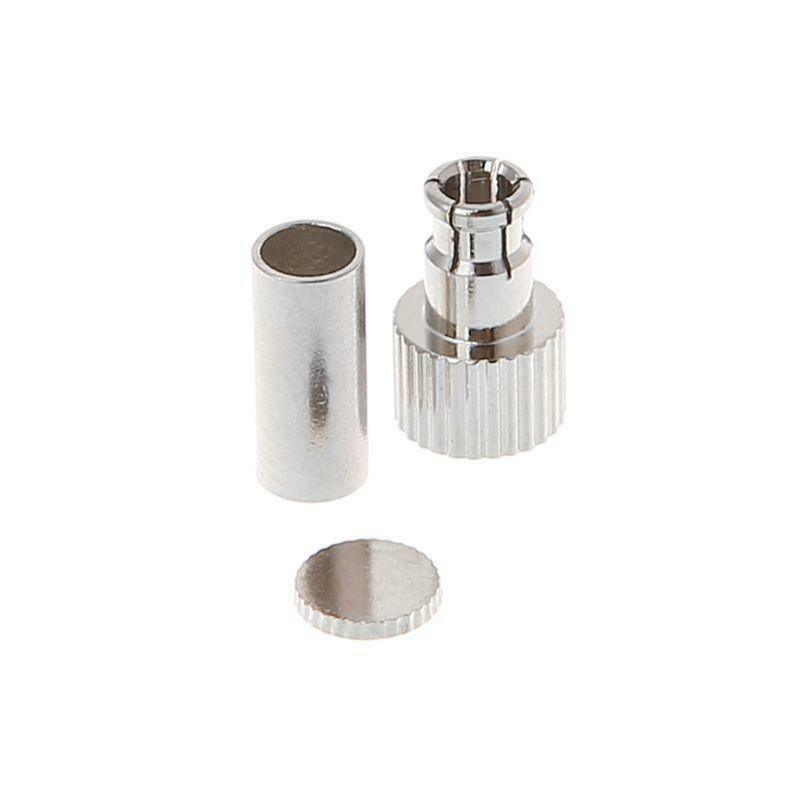 2 In 1 TS9/CRC9 Male Right Angle RF Connector Coaxial Adapter For RG174/178/316