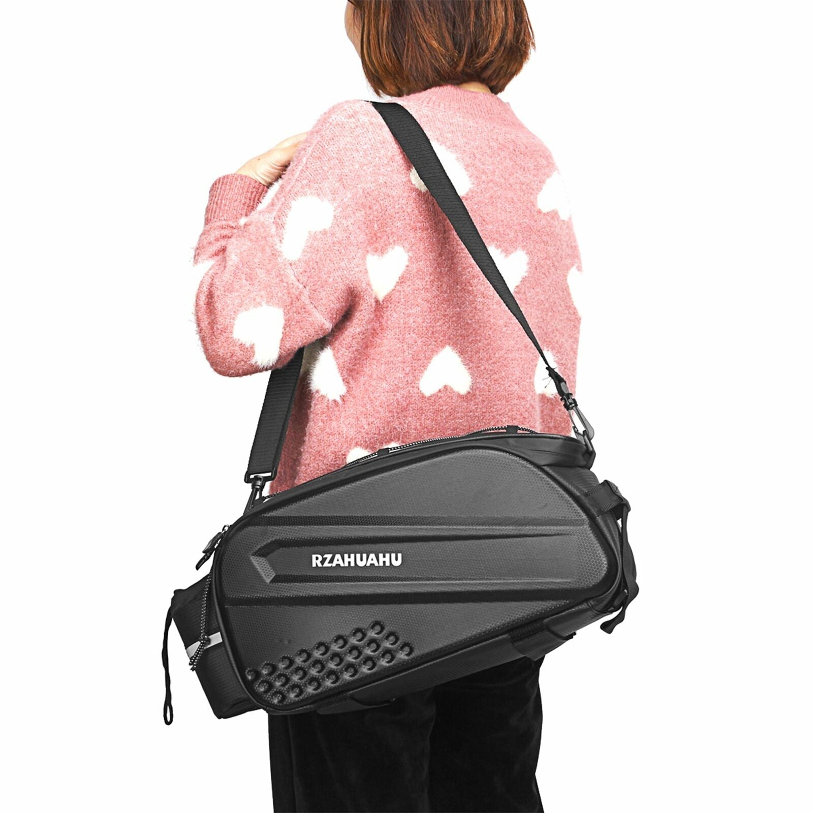 10L Bicycle Rear Seat Bag Waterproof Cycling Rack Trunk Shoulder Bag Handbag SUK