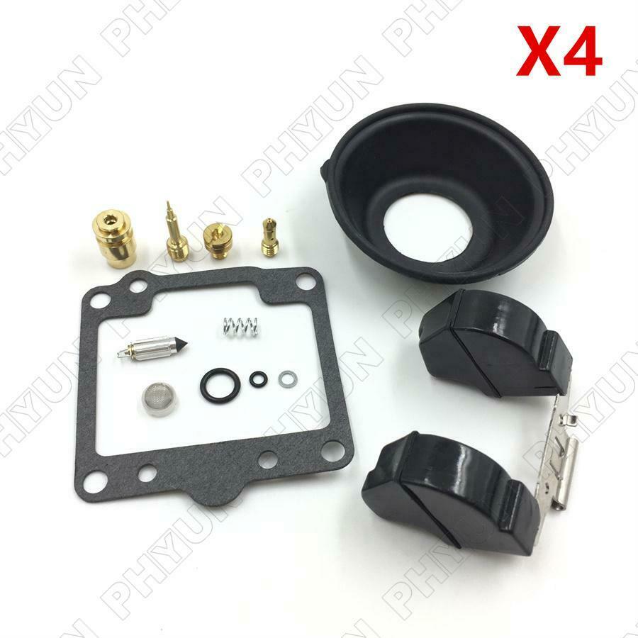 For 1980 1981 XS1100L XS1100S XS1100 Carburetor Carb Repair Rebuild Kit 4 Sets