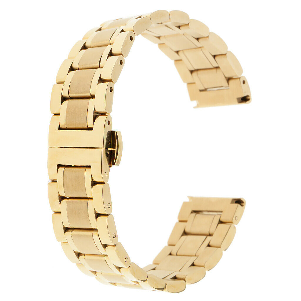Quick Release Stainless Steel Replacement Watch Bracelet Strap Band 18mm