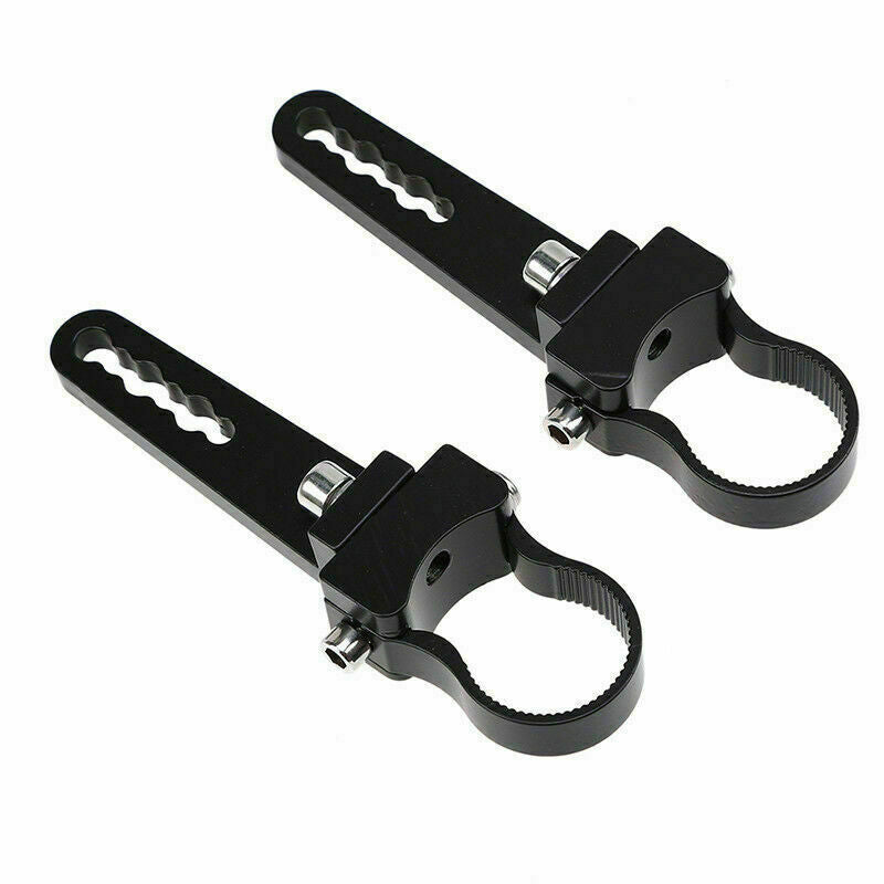 2PC 1.25" O Type Tube Bullbar Mounting Bracket Clamps Fog Off Road LED Light Bar