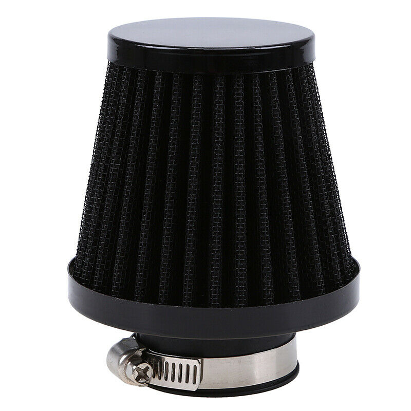 Motorcycle Air Filter Vent Cone Cleaner Pod for 52/53/54mm Engine Inlet Blue
