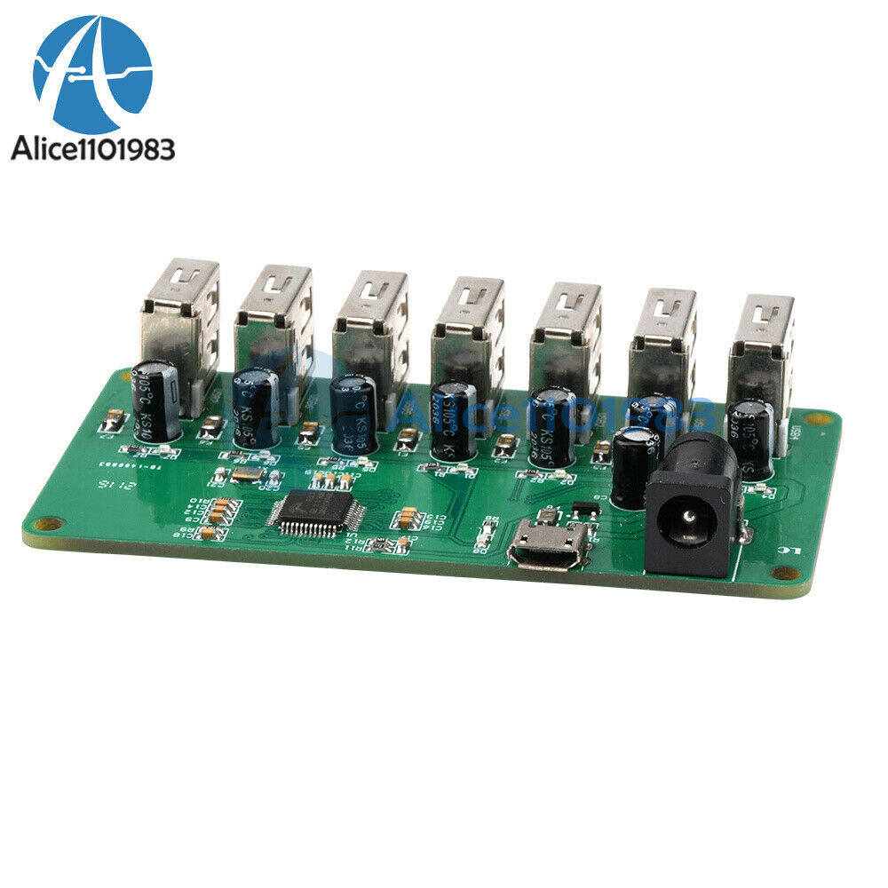 USB 2.0 HUB 1 to 7 Port Hub USB Expansion Module MTT Chip 7 USB Interface