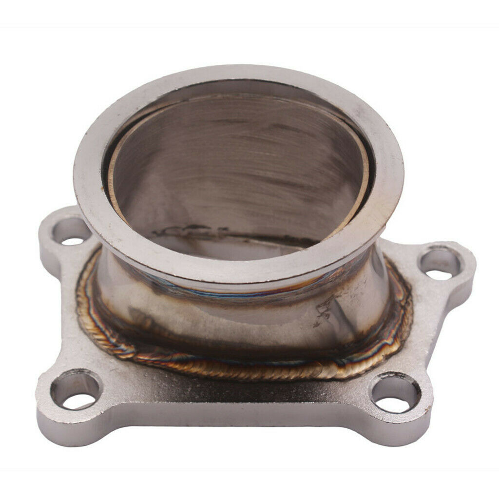 1Set 76mm 3" V-Band Turbo Conversion Flange w/ Clamp Kit For Mazdaspeed 6