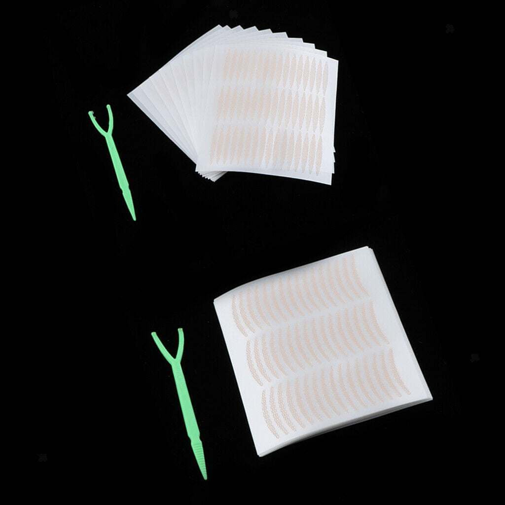 480 Pairs of Natural Invisible Double Eyelid Stickers Makeup Accessories