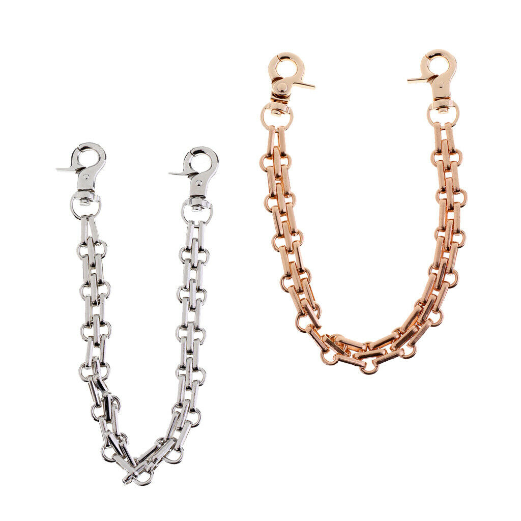 2pcs 25cm Metal Purse Chain Strap Handle Shoulder Bag Replacement