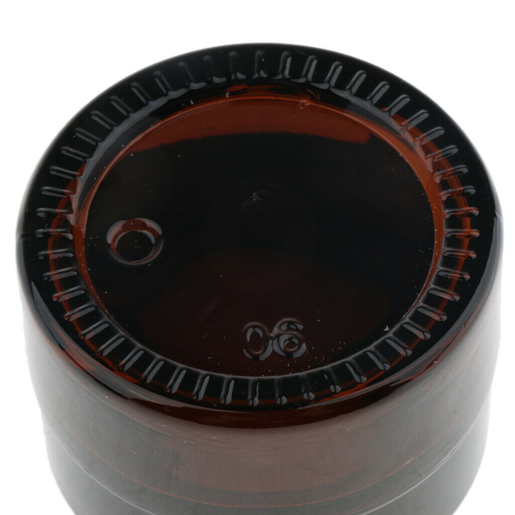 Cosmetic Containers Round Glass Jars w/Lids Amber Glass Vials for 15g
