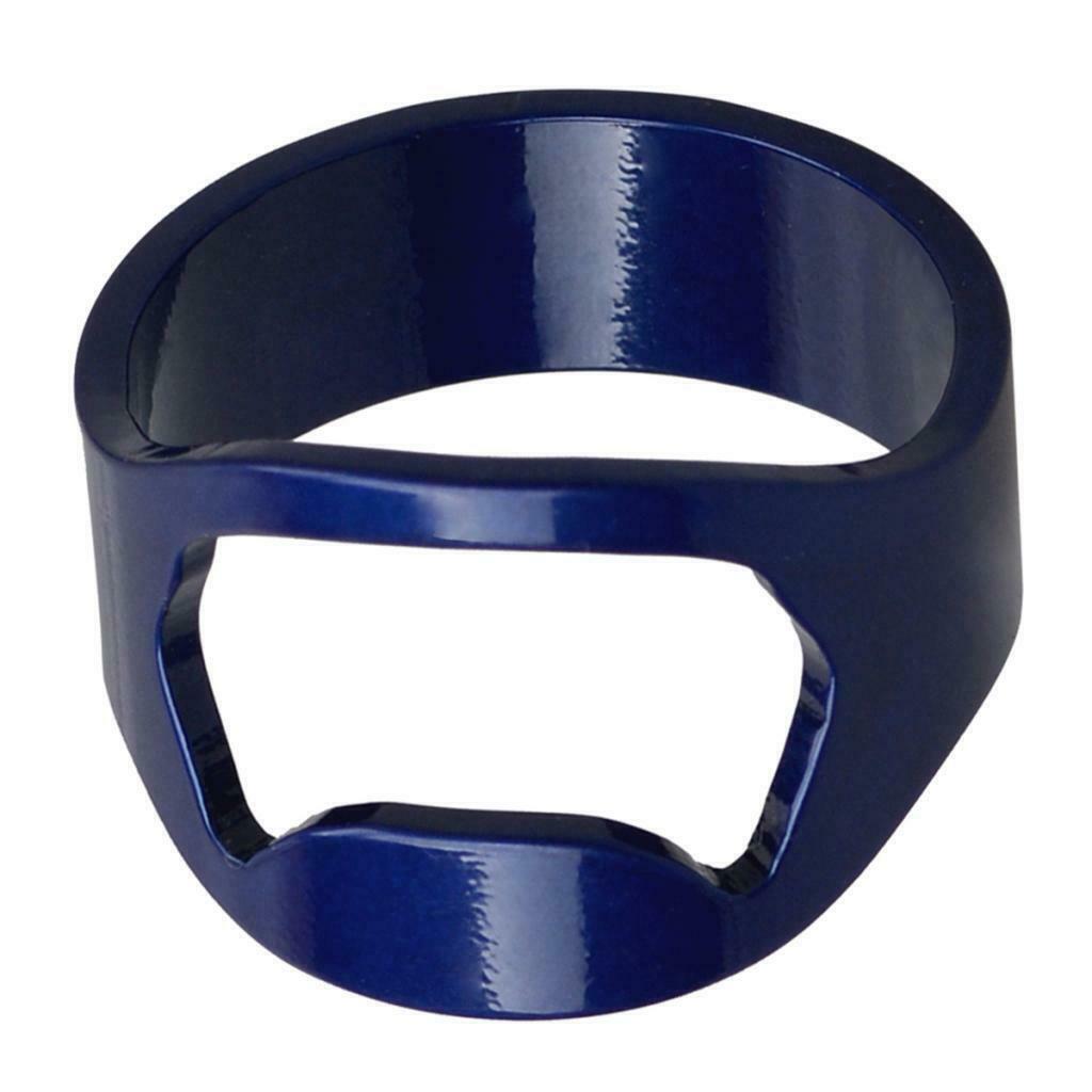 Fashion Blue Ring Beer Opener Steel Finger Ring Bottle Opener Bar Men Gift