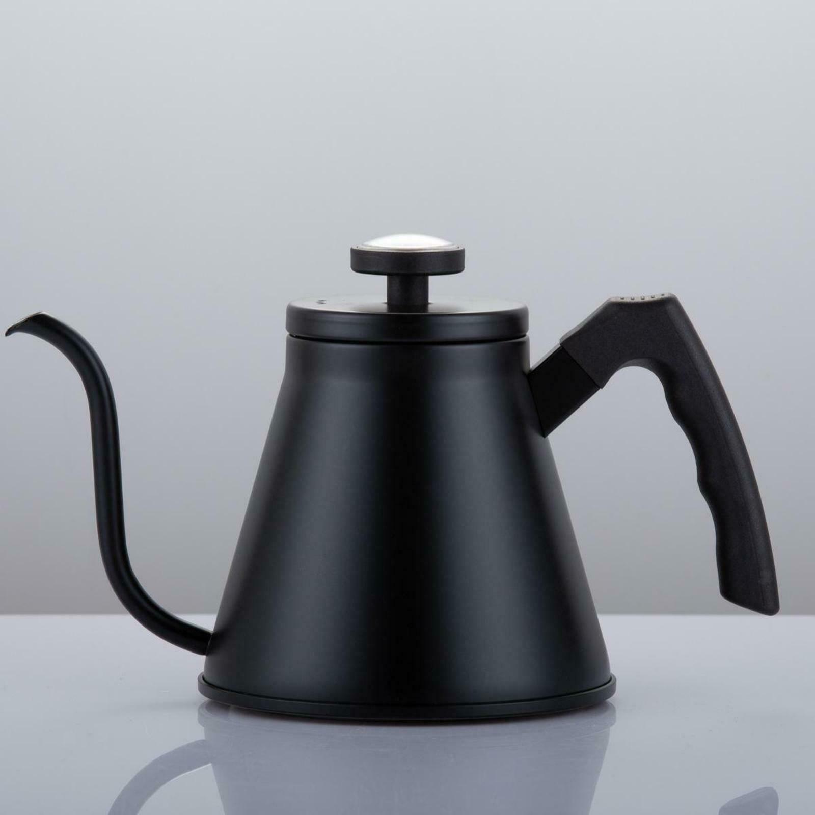 Gooseneck Coffee Pour Over Kettle Flow Spout and Thermometer for Stovetops
