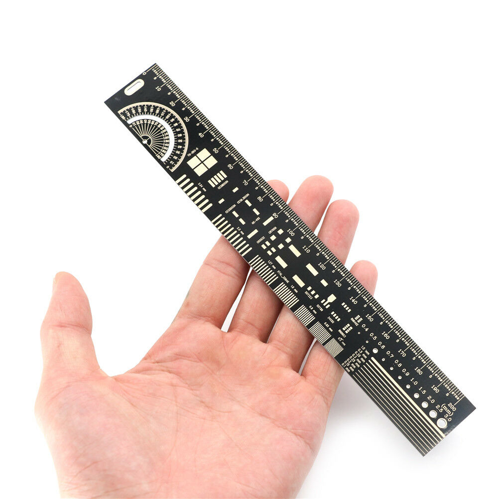 20cm Multifunctional PCB Ruler Measuring Tool Resistor Capacitor ChWGJC.l8
