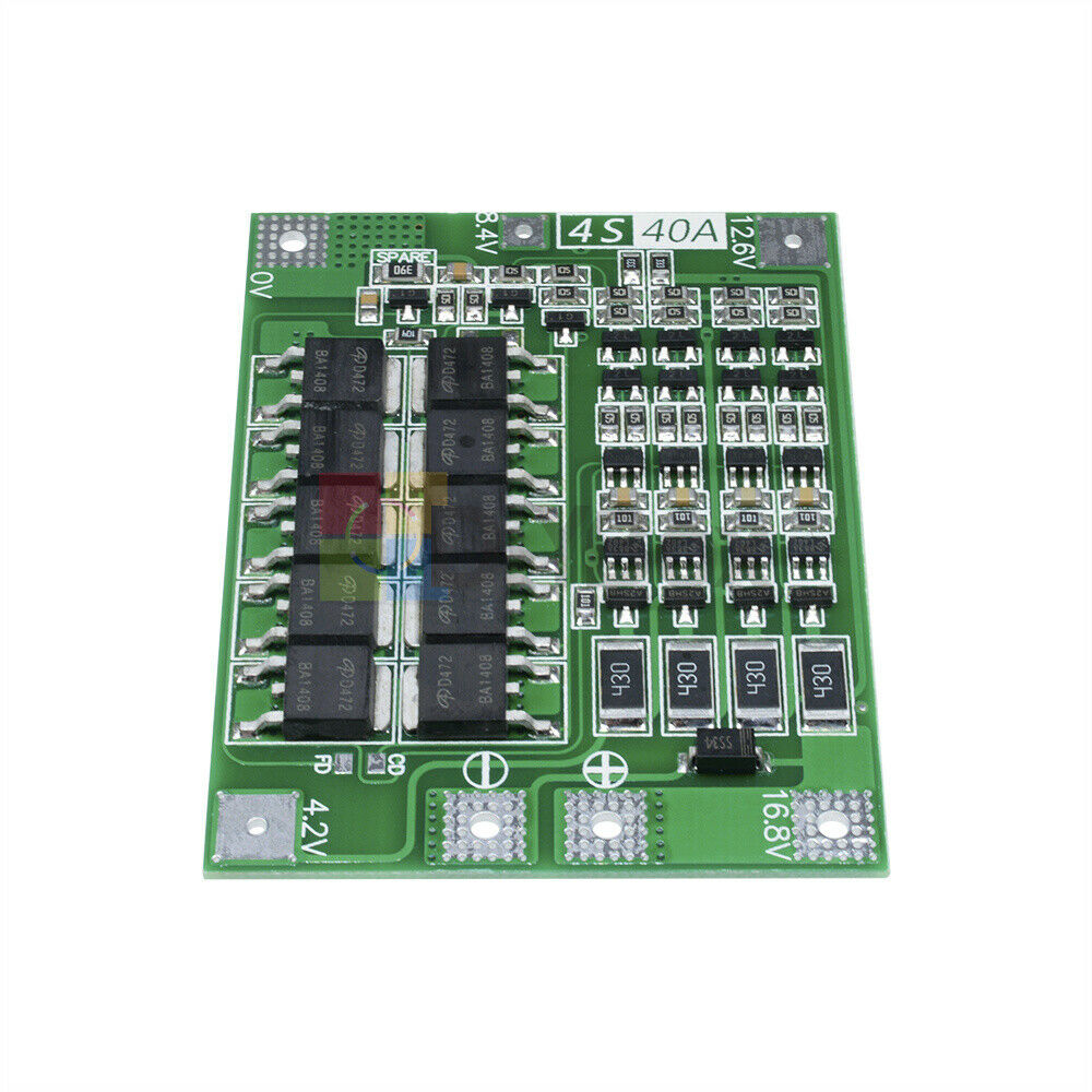 4S 40A Li-ion Lithium Battery 18650 Charger BMS Protection Board Balanced Module