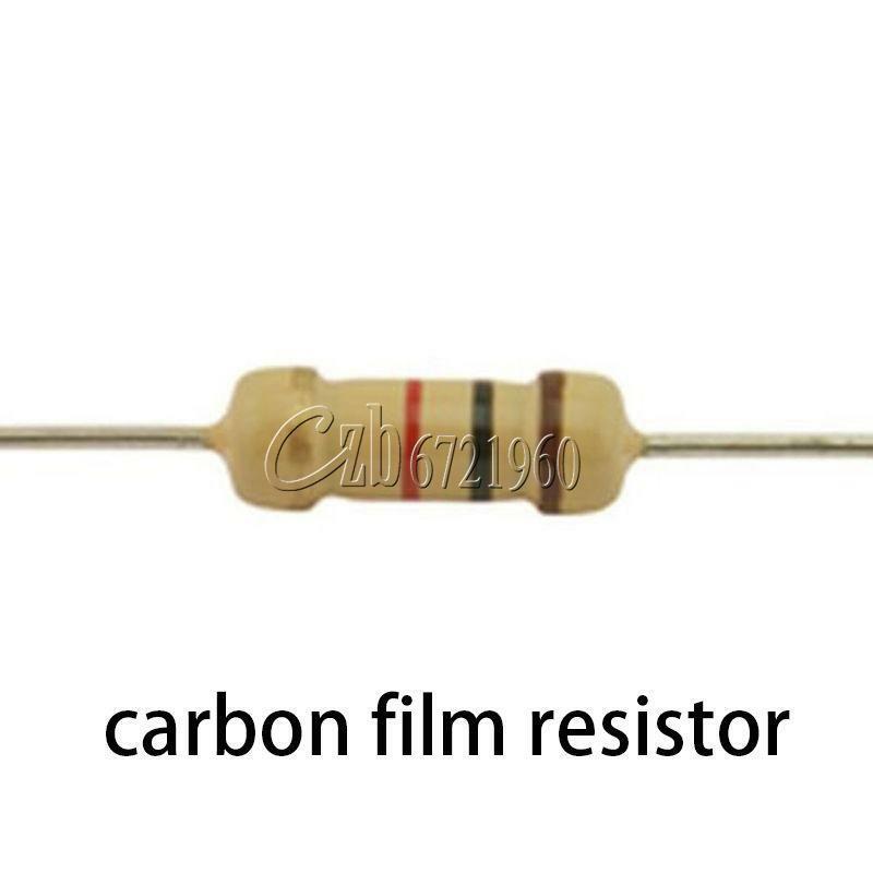 100PCS Resistors Resistance 10K Ohms OHM 1/4W 5% Carbon Film Assortment Kit