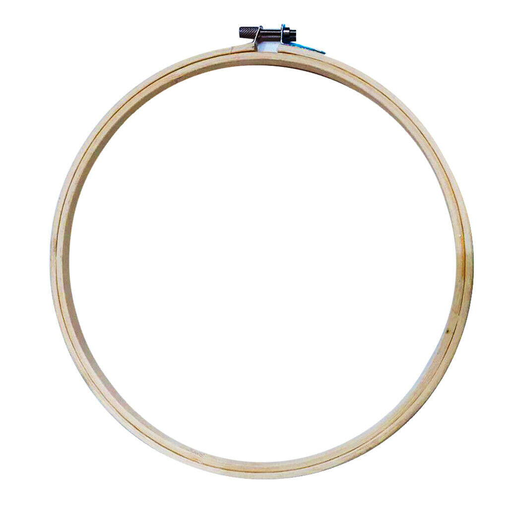 Bamboo Embroidery Frame Hoop Tool Needlework Cross Stitch Craft