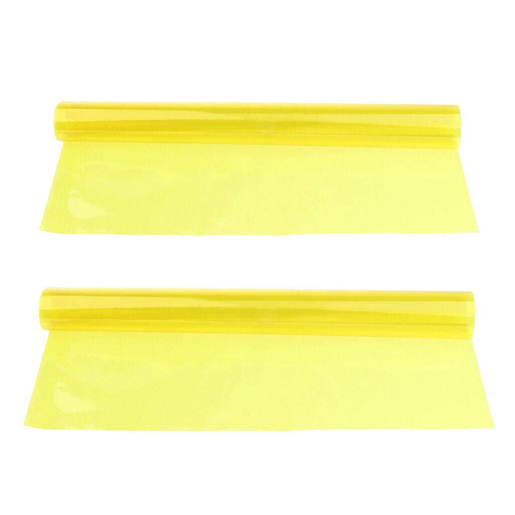 2Pcs 40×50cm Yellow Lighting Filter Colour Effects Gel Film Theatre Party Light
