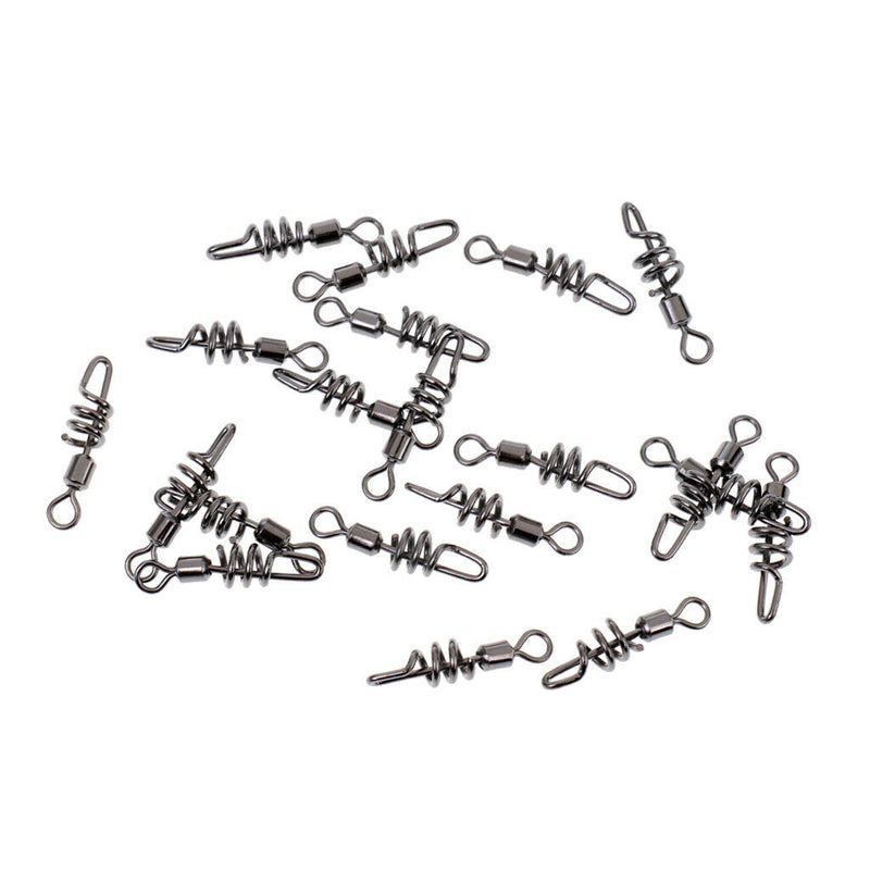 20pcs Copper Fishing Swirl Swirl Snaps Hook Connector 24mm Fishing