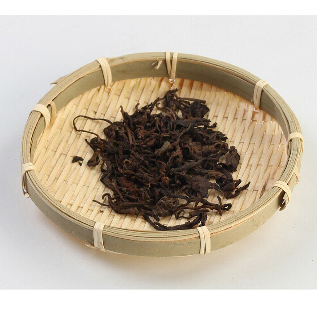 2 pieces Bamboo Plate Bamboo Weave Sieve Groceries Baskets Circular Receive