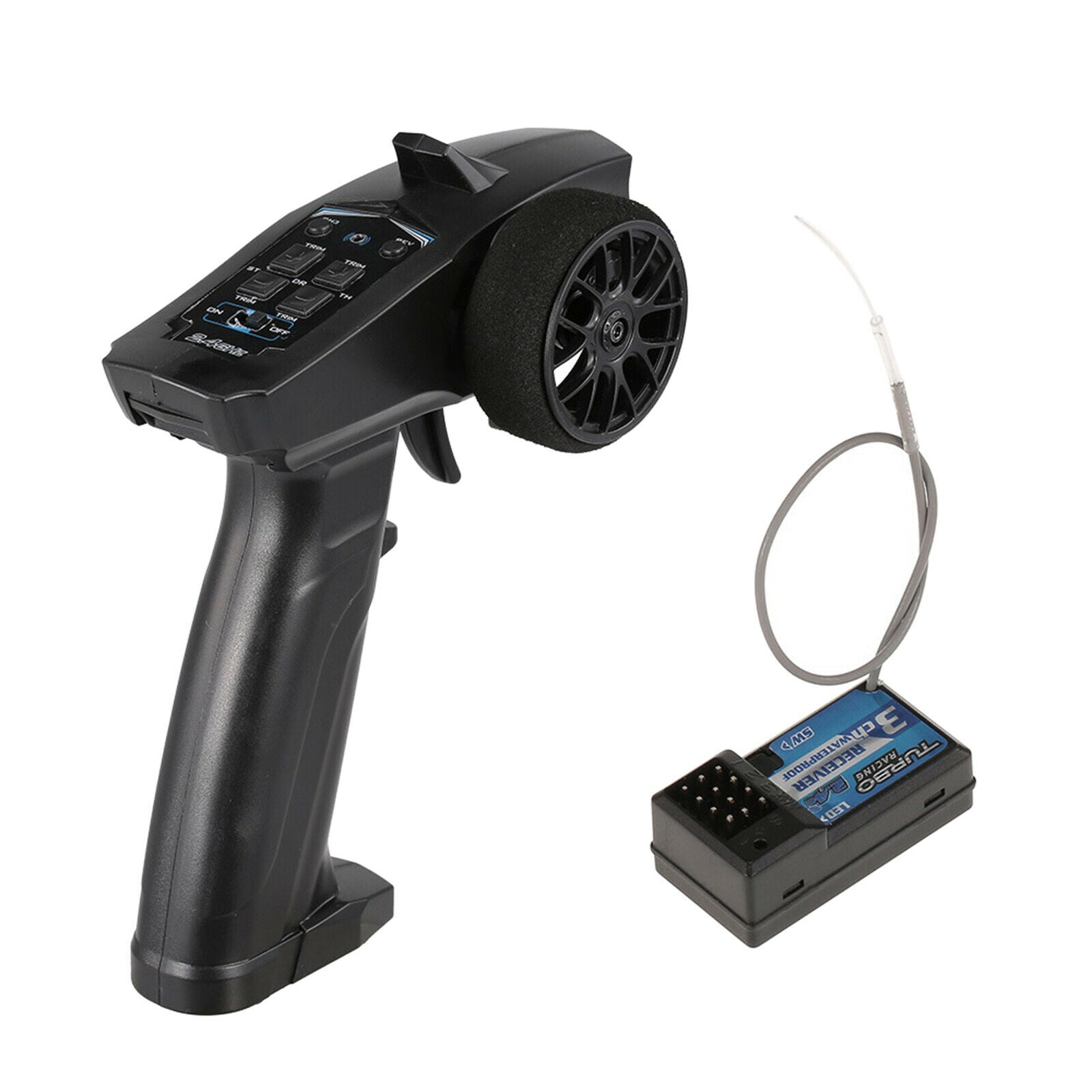 3CH Radio Transmitter for Kids Adults Boat Crawler Buggy Accessories Compact