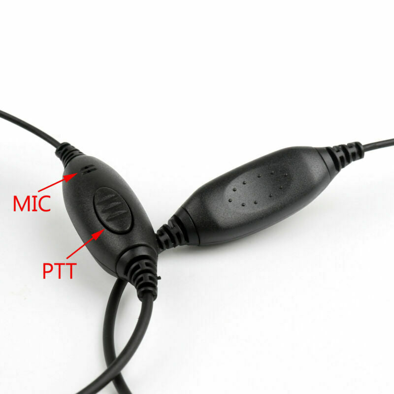 1xG-Shape Ear Hook Earpiece Headset PTT MIC Fr  XTS5000 MTX838 GP1200 UA