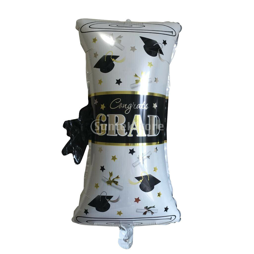 10pcs Diploma Balloons Design With Graduation Certificate Ornaments Decorative