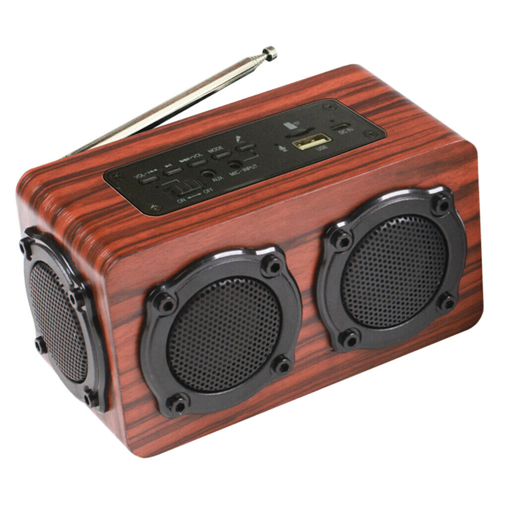 S403 Retro Wireless Bluetooth 4.2 Speaker HIFI Bass Dual Speaker Speaker
