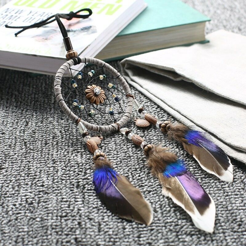 Dream Catcher Car Interior Home Feather Handmade Dreamcatcher Hanging Decor
