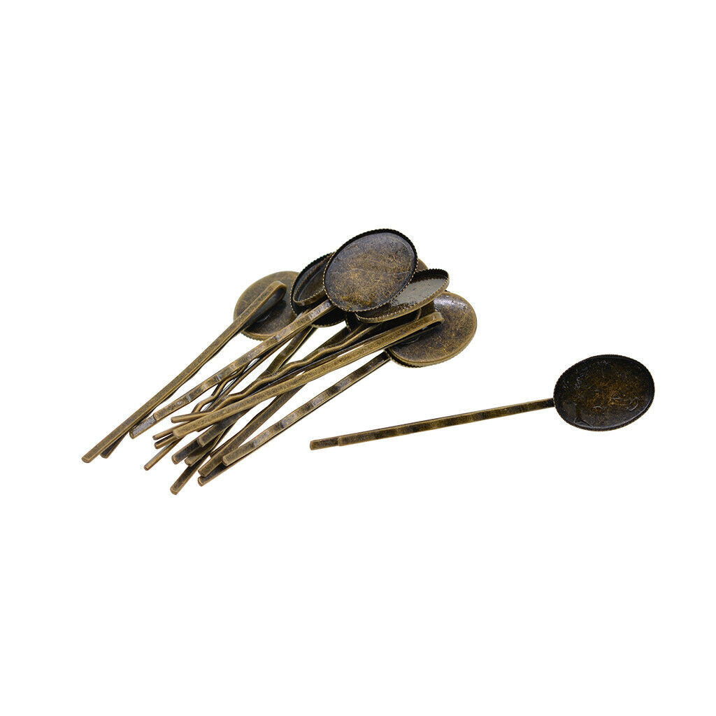 10 x Barrette Snap Clips Hair Clip Hair Clips for DIY Hair Accessories