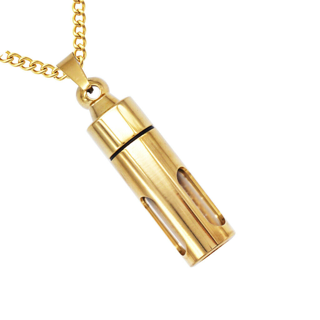 4Set Unisex Memorial Urn Locket Pendant Necklace Cremation Jewelry for Pet Ashes