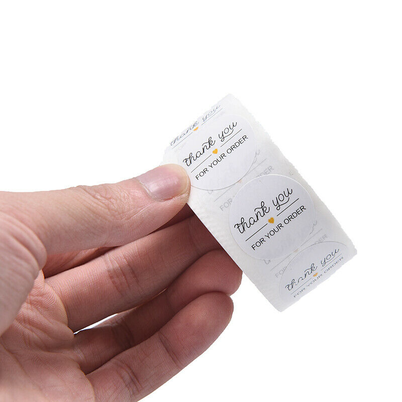 500PCS/Roll Round THANK YOU Stickers Seal DIY Labels Stickers for Packa.l8